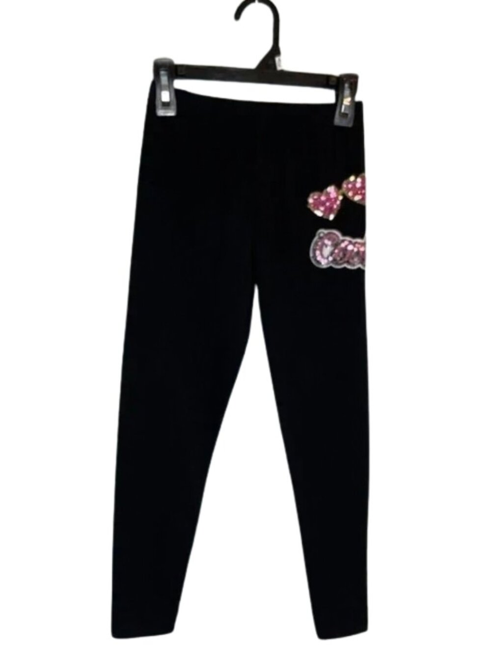 Star Ride Girls Cool Stretchy Legging Pants Black And Pink Size S 7-8